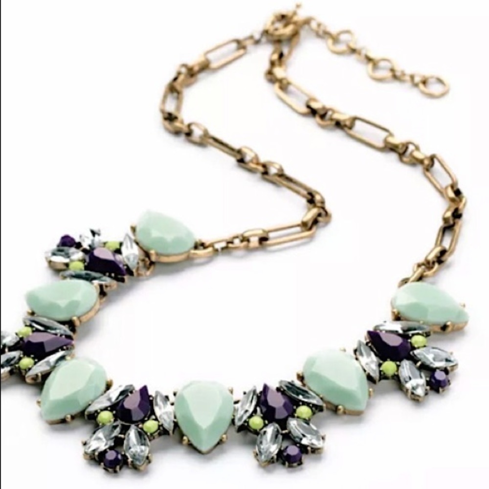 Sea foam Brass Necklace